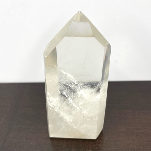 Clear Quartz Point Polished Standing Healing Stone - Picture 10 of 14
